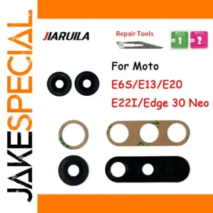 Moto Rear Camera Glass Lens Kit for E6S & Edge 40 Neo