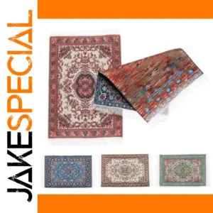Turkish-Style Miniature Dollhouse Carpet 10x17cm