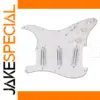 White 11-Hole Pickguard for Electric Guitars