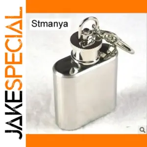 Fashionable Rectangular Lighter-Style Metal Keychain