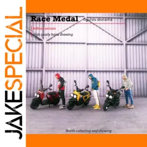 Urban Street Scene Mini Figurine Set for Collectors