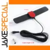 Black and Red Indoor HDTV Antenna