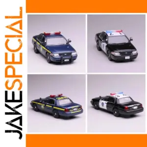 Diecast Crown Victoria Police Car Model 1:64 Scale