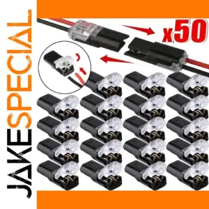 H2 2-Pin Panel Wire Connector Set