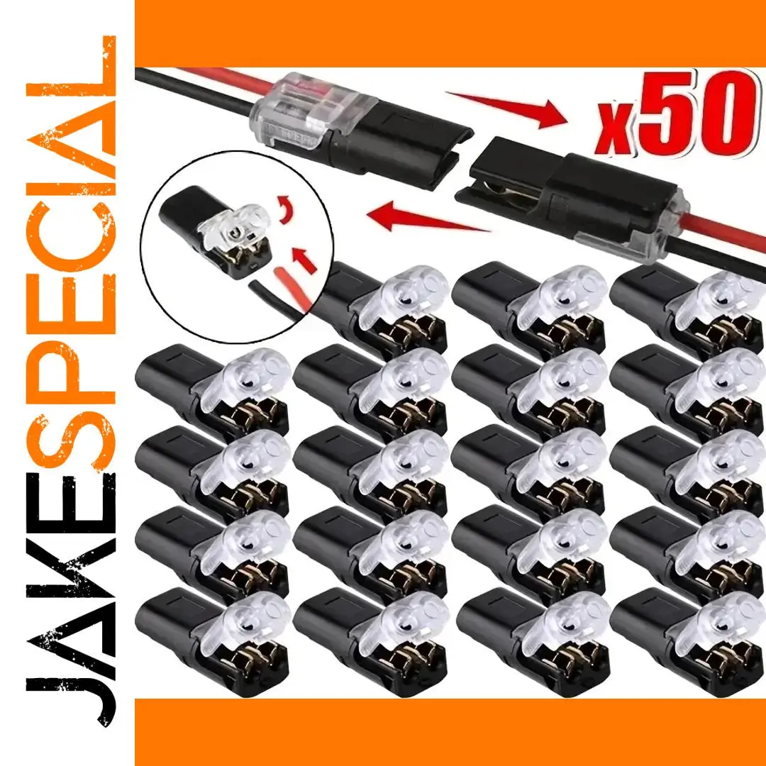 H2 2-Pin Panel Wire Connector Set 1 H2 2-Pin Panel Wire Connector Set