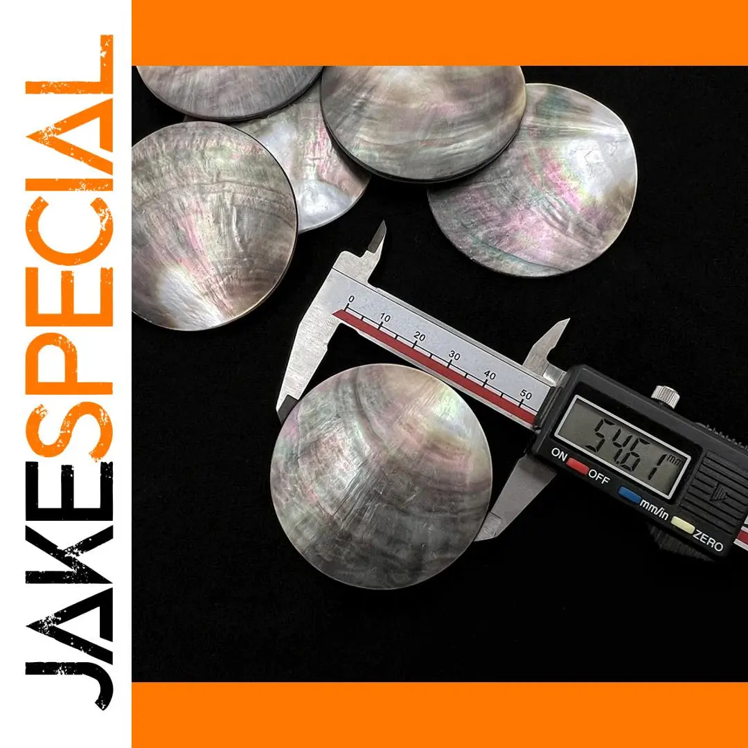 Colorful Abalone Shell Inlay Set, 54mm x 2mm 1 Colorful Abalone Shell Inlay Set, 54mm x 2mm