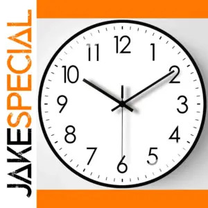Silent 8-Inch Modern Wall Clock for Home and Office