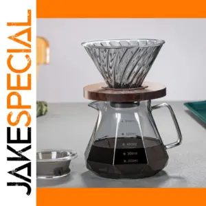 600ml Glass Pour-Over Coffee Maker Set