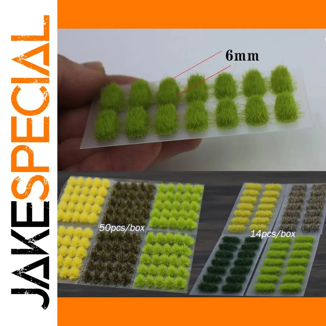 Miniature Nylon Grass Clusters for Dioramas 1 Miniature Nylon Grass Clusters for Dioramas