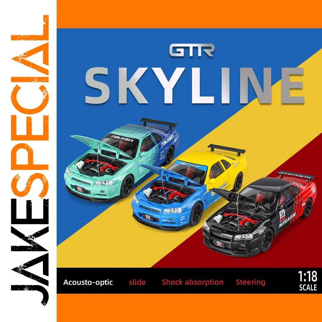 1:18 Scale Alloy GTR Car Model by CCA 1 1:18 Scale Alloy GTR Car Model by CCA