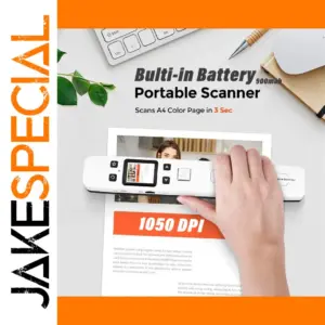 Portable Handheld Scanner with 1050 DPI