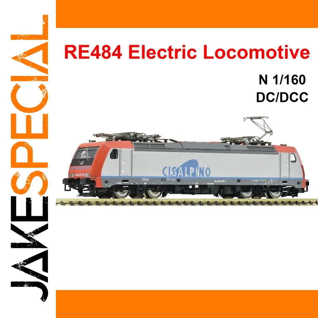 FLEISCHMANN N RE484 Electric Locomotive Model 1 FLEISCHMANN N RE484 Electric Locomotive Model