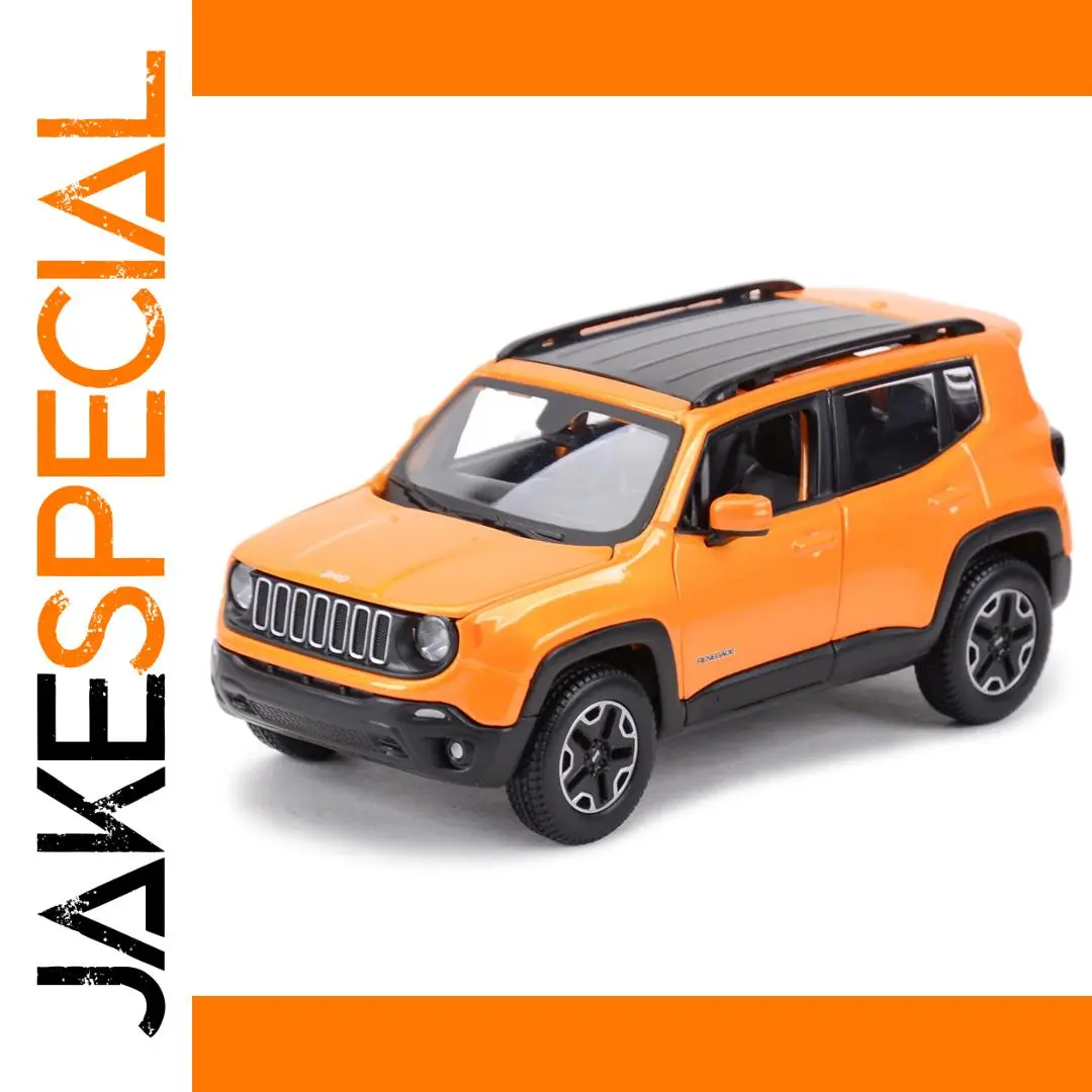 Vibrant Orange 1:24 Jeep Renegade Model 1 Vibrant Orange 1:24 Jeep Renegade Model