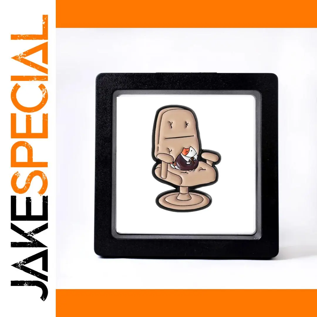 Whimsical Cat Office Chair Brooch 1 Whimsical Cat Office Chair Brooch