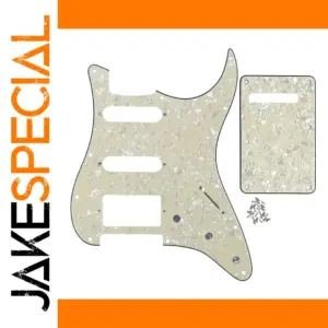 Aged Pearl Pickguard for Stratocaster-style Guitars