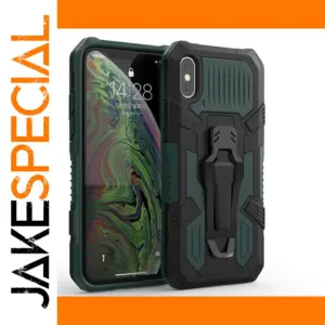 Rugged Green and Black Xiaomi Redmi Phone Case