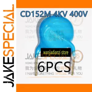 High-Voltage Blue Ceramic Capacitors Set of Six