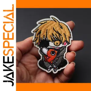 Chainsaw Man Embroidered Patch 11.4x8 cm