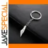 Stainless Steel Israel-Palestine Map Keychain