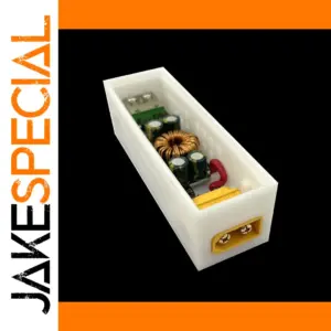 White Plastic Electronics Housing for PCB 49x19mm