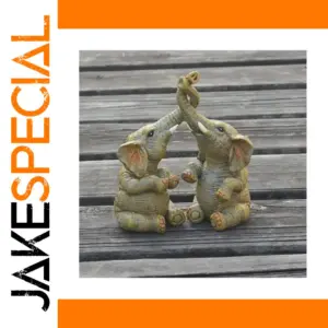 Elegant Resin Elephant Figurines for Home Decor