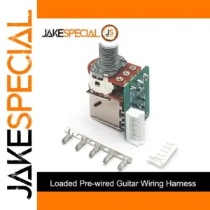 Pre-wired Guitar Potentiometers with Coil Split Switch