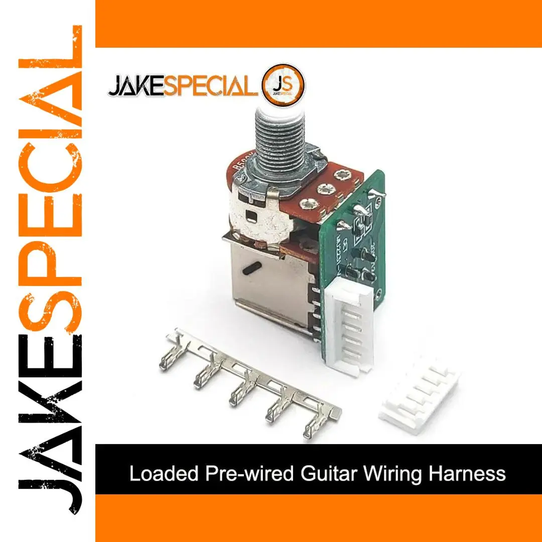 Pre-wired Guitar Potentiometers with Coil Split Switch 1 Pre-wired Guitar Potentiometers with Coil Split Switch