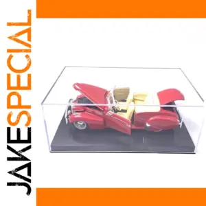 Vintage Red Convertible Car Model - 15cm
