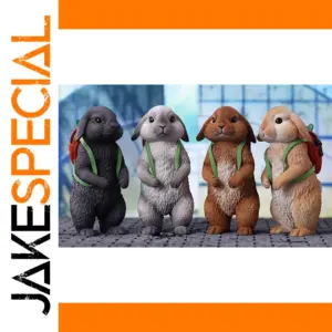 1:4 Scale Lop-Eared Rabbit Resin Figurine