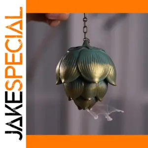 Ceramic Lotus Hanging Incense Burner