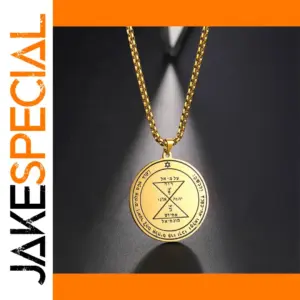 Stainless Steel Key of Solomon Necklace