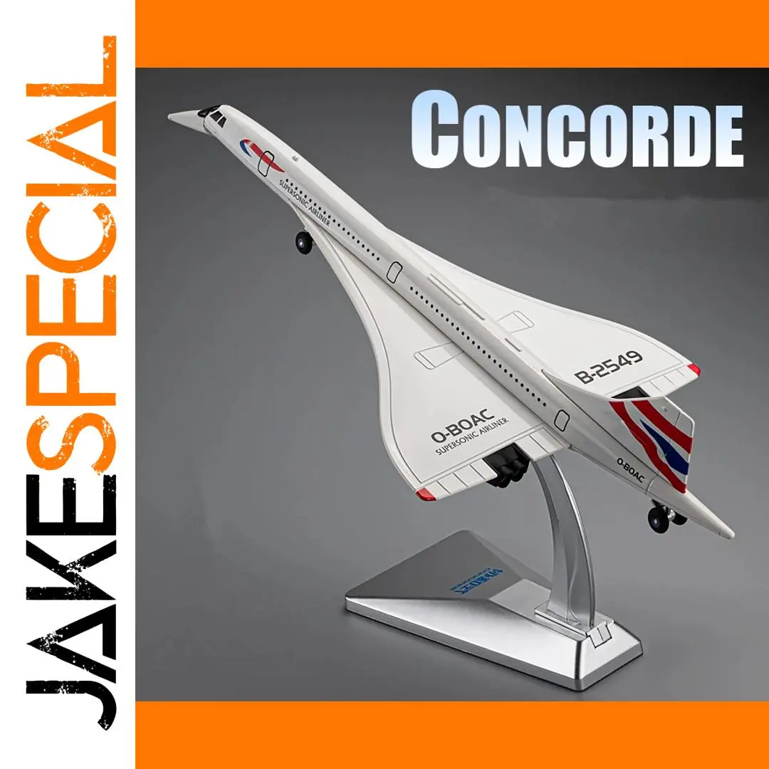 Concorde 1:168 Scale Diecast Model Aircraft 1 Concorde 1:168 Scale Diecast Model Aircraft