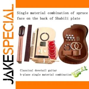 Beginner 39-Inch DIY Classical Guitar Kit