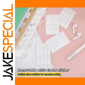 White Frosted Label Stickers for Office