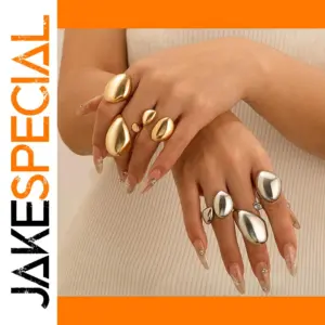 Bold Gothic Waterdrop Ring by Ohhaio