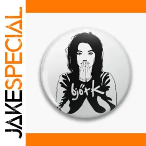 Cute Cartoon Björk Badge for Fashion