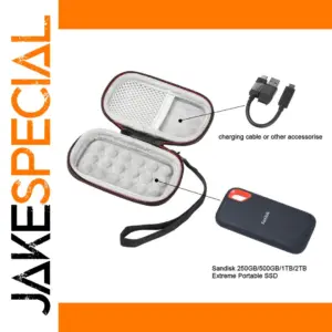 Black EVA Case for SanDisk SSDs (250GB-2TB)