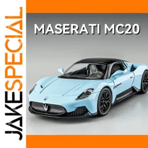 Blue Maserati MC20 Model Car 1:24 Scale