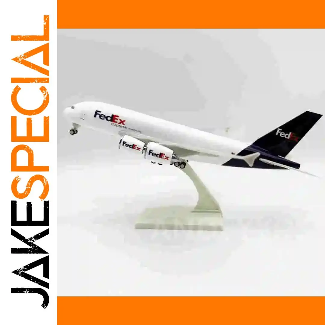 FedEx A380 Diecast Model for Collectors 1 FedEx A380 Diecast Model for Collectors