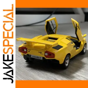 Vibrant Yellow Lamborghini Countach LP500S Model