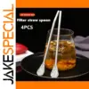 Stainless Steel Drinking Straw Spoon 17.2cm