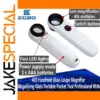 40X Handheld Glass Loupe Magnifier for Precision