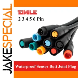 Waterproof Connector for E-Bikes M6/M8, 2-6 Pins
