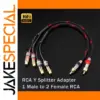 High-Quality RCA Y Audio Splitter Cable