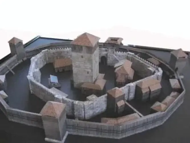 Medieval Cathedral Paper Model 1/87 Scale 10 Medieval Cathedral Paper Model 1/87 Scale - Image 10