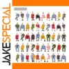 50 Colorful O Scale Passenger Figures Set
