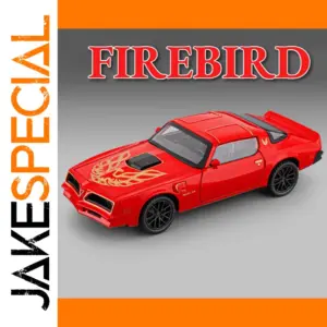 Vibrant Red Firebird Hellcat Diecast Model