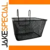 Black Steel Bicycle Basket for Various Bikes