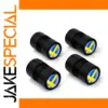 Swedish Flag Aluminum Valve Caps Set