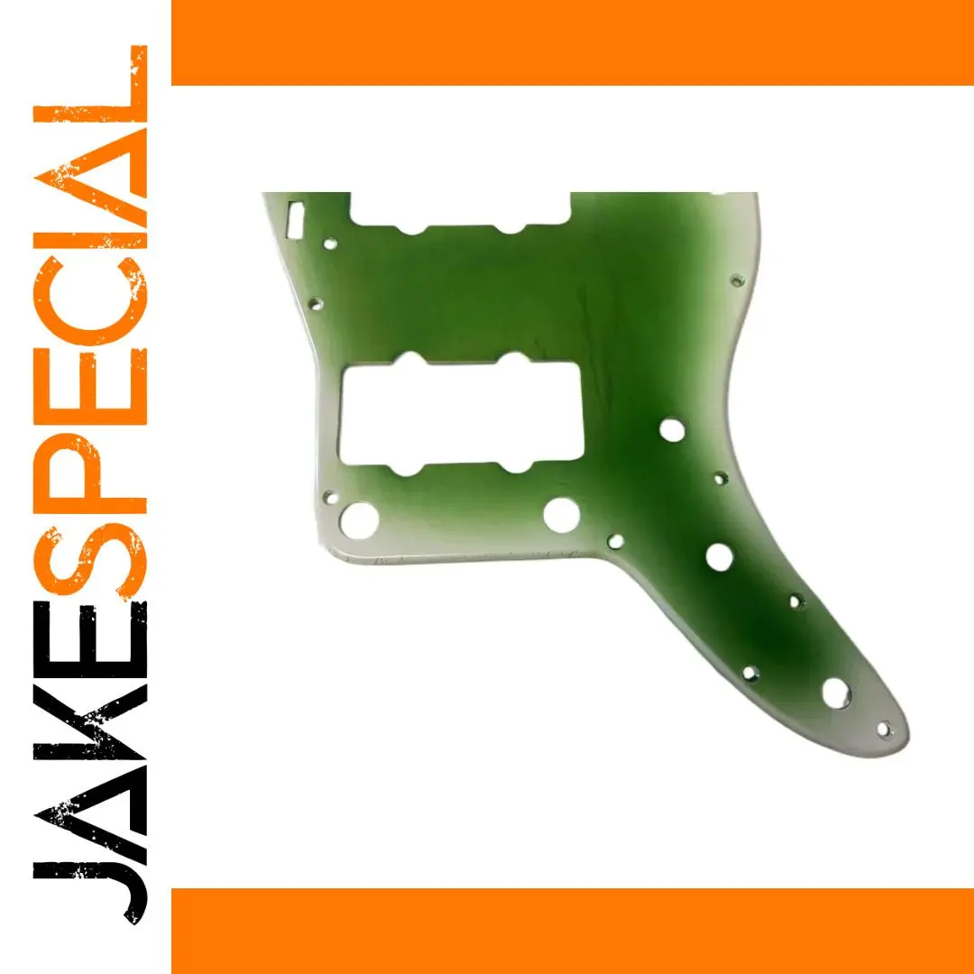 Maple Jazzmaster Pickguard with Green Tint 1 Maple Jazzmaster Pickguard with Green Tint